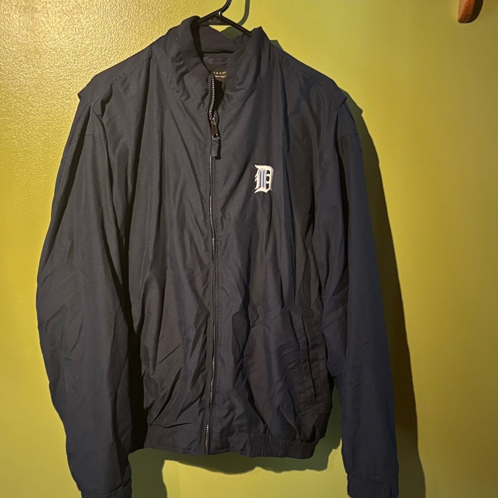 Antigua Men's Dark Blue Bomber Jacket